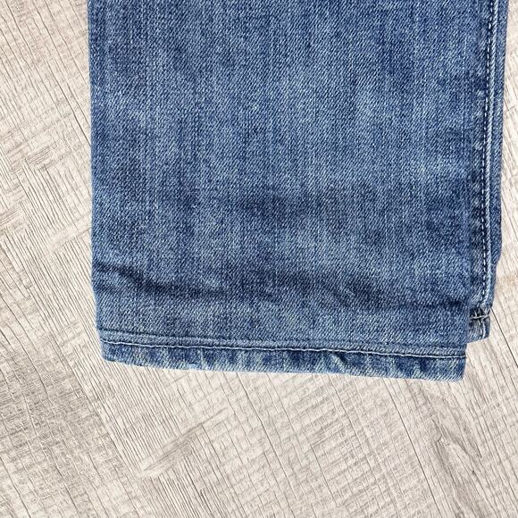 7 For All Mankind Medium Wash Skinny Jeans WMNS 27 Blue Denim Low Rise Pants no - Picture 6 of 9